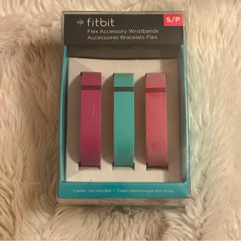 Fitbit Flex Accessory Wristbands {New in box} Size S/P multicolored 3-pack